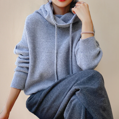 Soft Merino Wool Turtleneck Sweater for Women