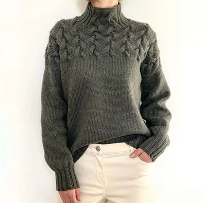 Soft Women's Crew Neck Knit Sweater
