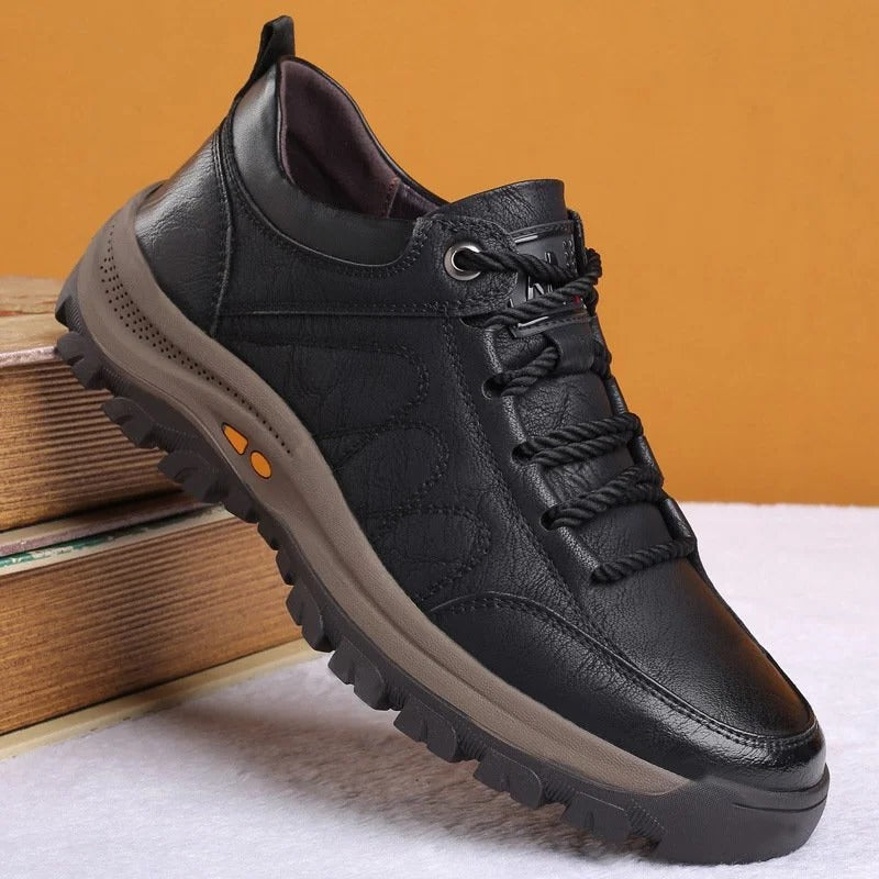 Comfortable Men's Leather Support Shoes