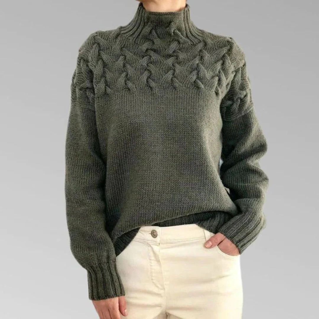 Soft Women's Crew Neck Knit Sweater