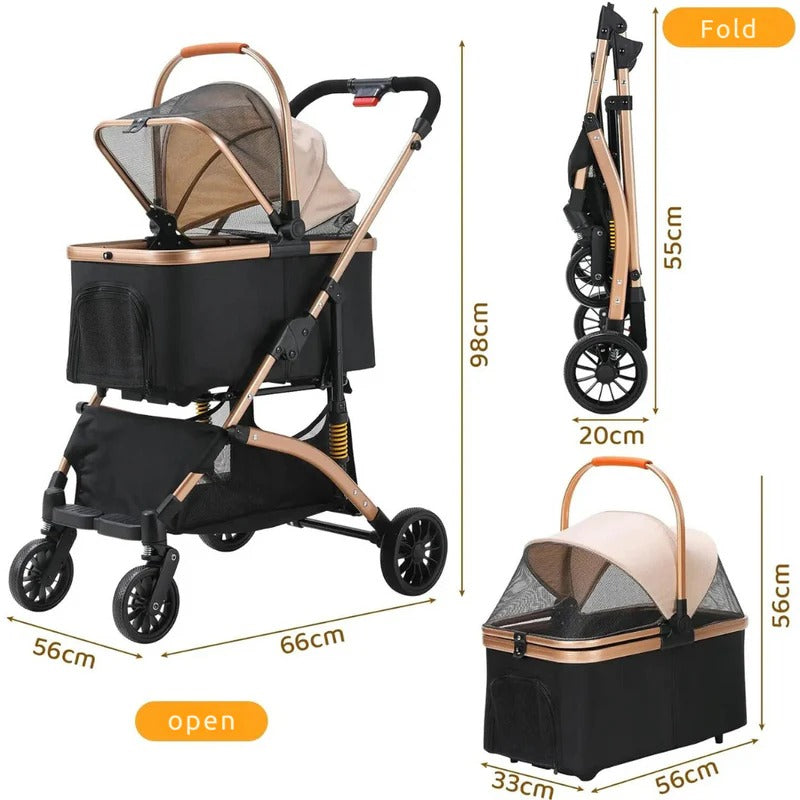 Pet Stroller and Carrier Box