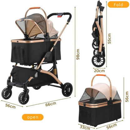 Pet Stroller and Carrier Box