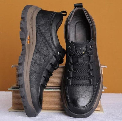 Comfortable Men's Leather Support Shoes