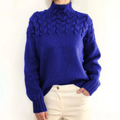 Soft Women's Crew Neck Knit Sweater