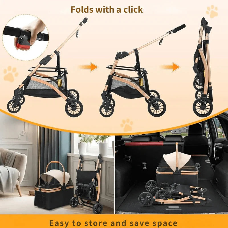 Pet Stroller and Carrier Box