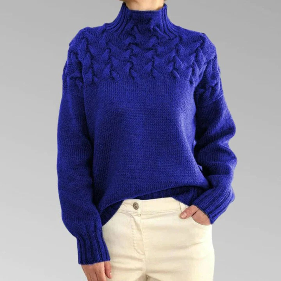 Soft Women's Crew Neck Knit Sweater