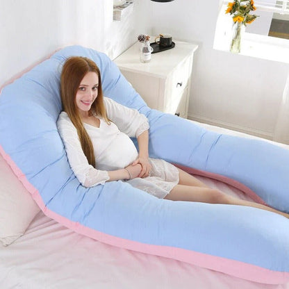 Comfortable Full Body Pillow for Pregnancy and Back Support