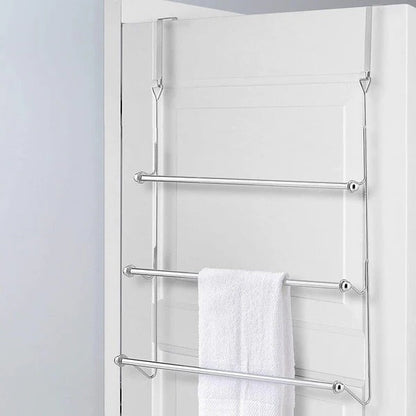 Space Saving Door Towel Rack Organizer - Pexav