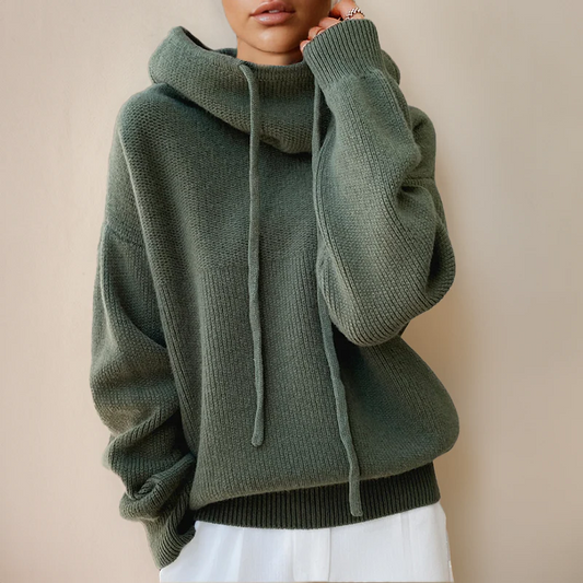 Soft Merino Wool Turtleneck Sweater for Women - Pexav