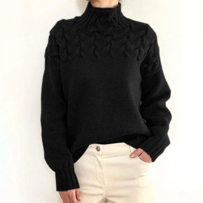 Soft Women's Crew Neck Knit Sweater
