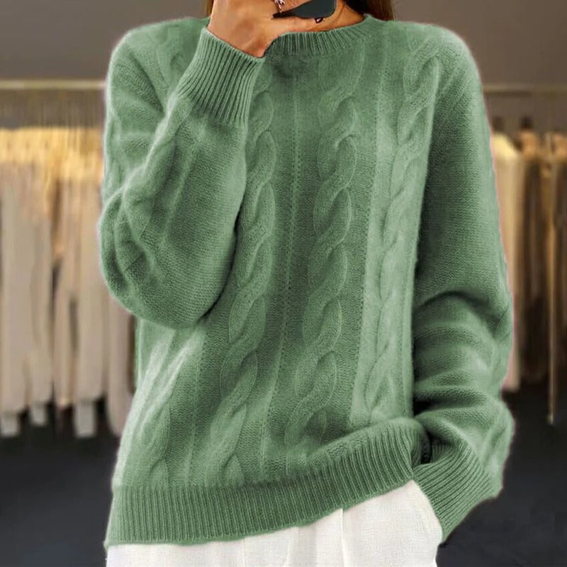 Soft and Cozy Women's Pullover Sweater - Pexav