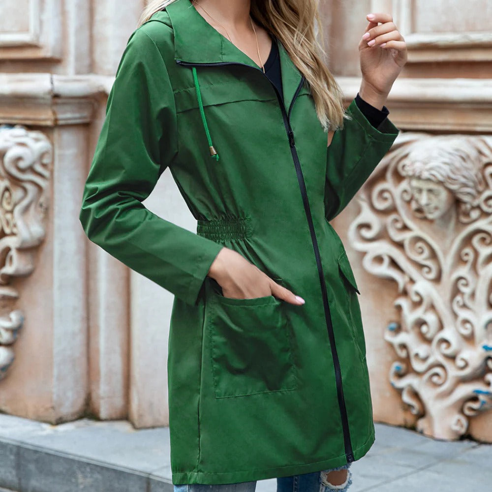 Chic Waterproof Ladies Trench Coat