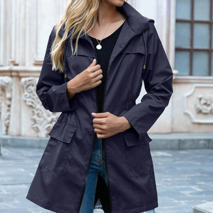 Chic Waterproof Ladies Trench Coat