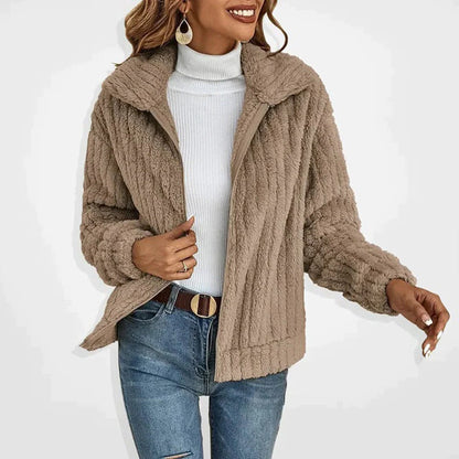 Soft Women's Oversized Fleece Cardigan