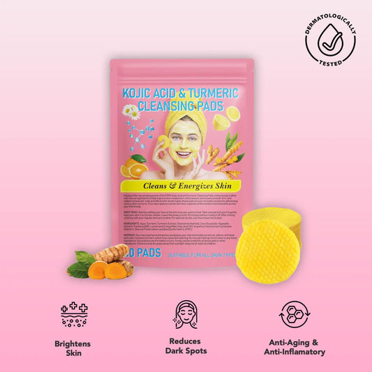 Brightening Facial Exfoliating Pads - Pexav
