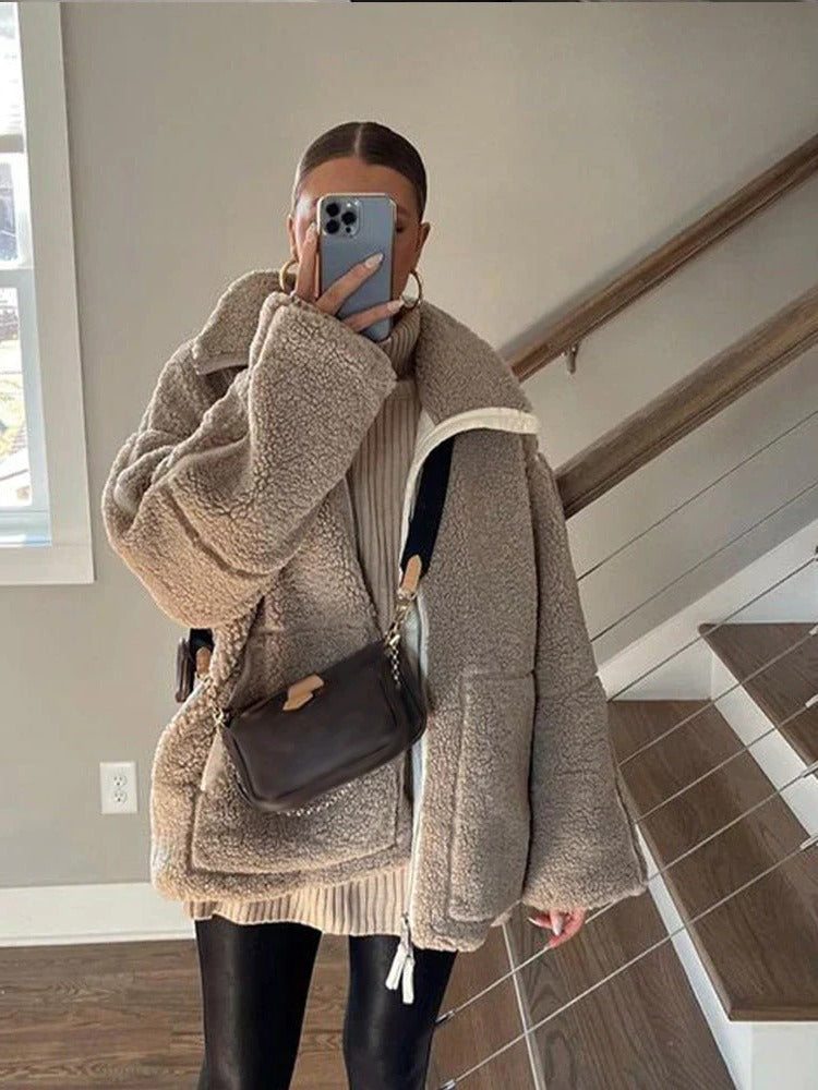 Soft Wool Coat For Ladies