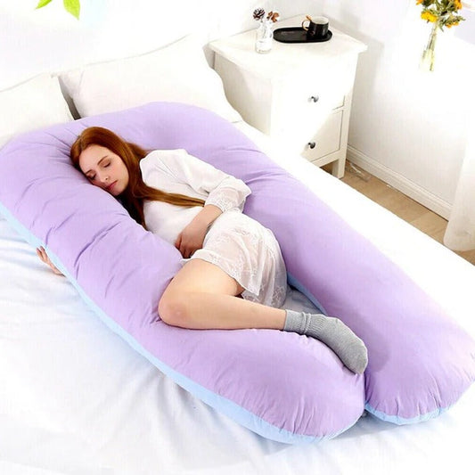 Comfortable Full Body Pillow for Pregnancy and Back Support - Pexav