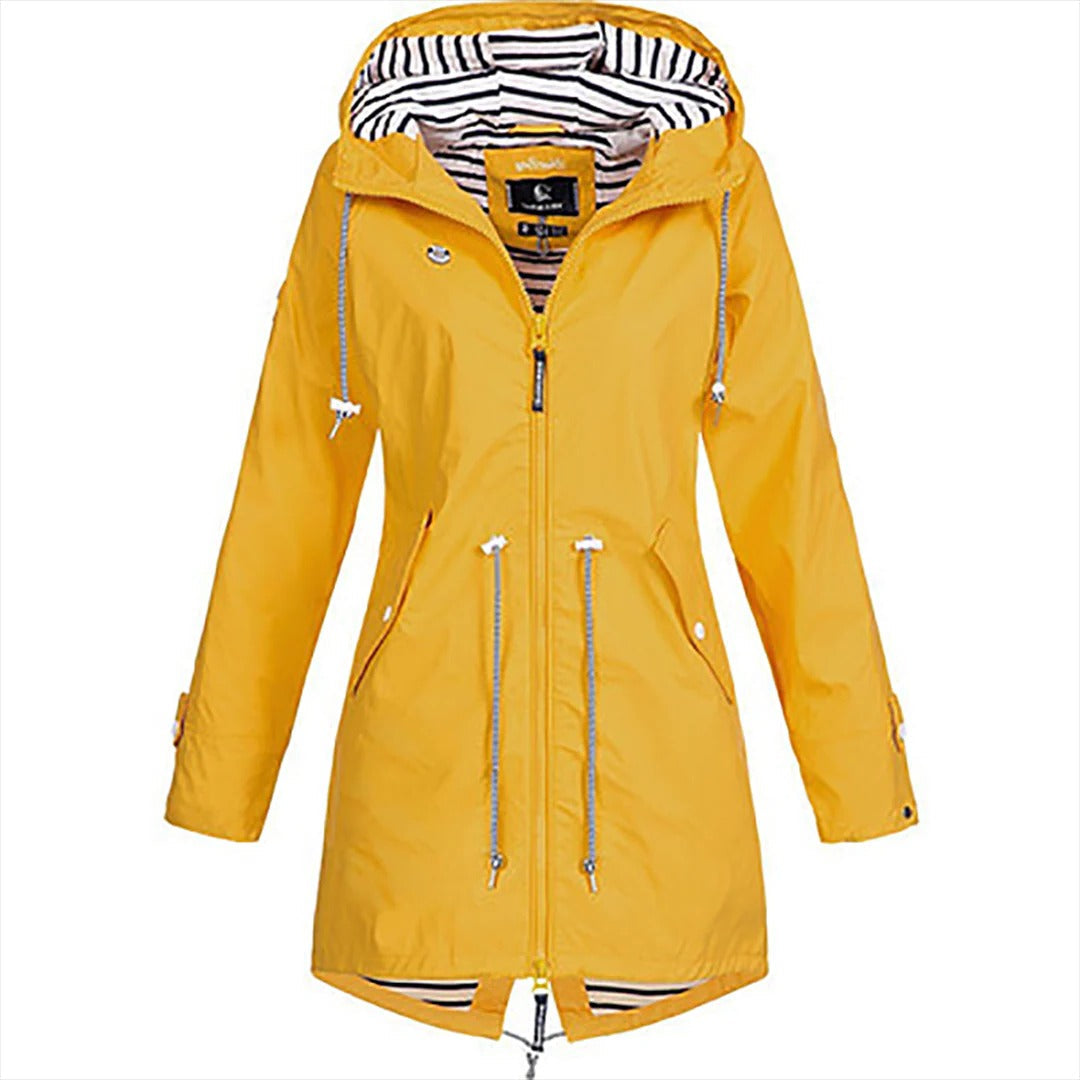 Classic Waterproof Trench Coat for Women - Pexav