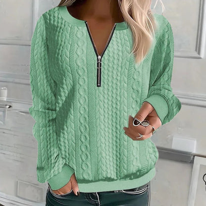 Comfy Relaxed Fit Women's Knit Sweater