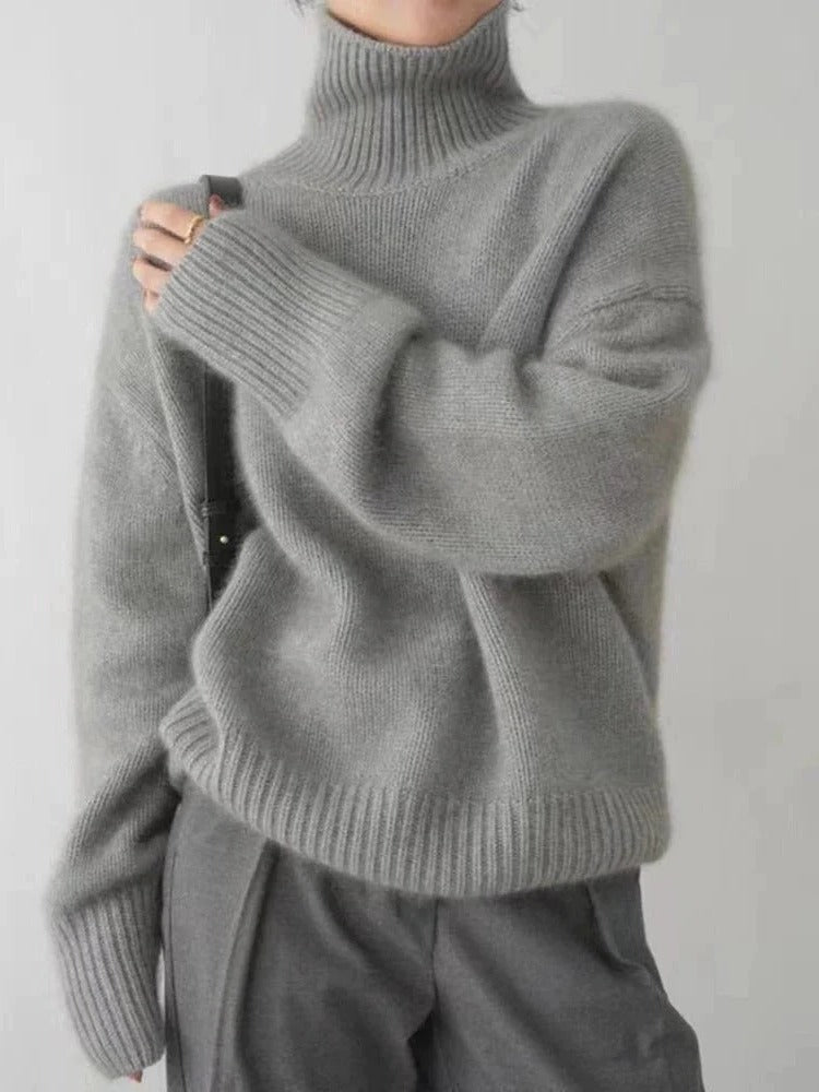 Soft Cozy Merino Wool Crew Neck Sweater