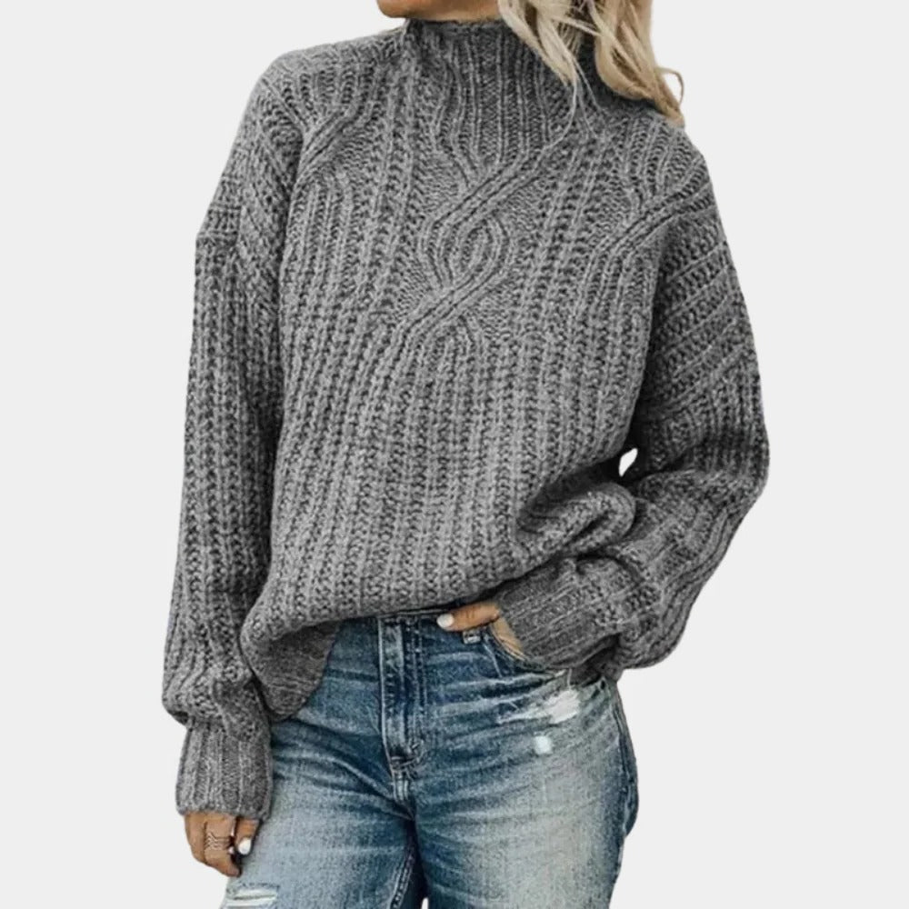 Cozy Crew Neck Women's Sweater