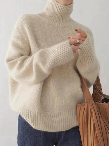 Soft Cozy Merino Wool Crew Neck Sweater