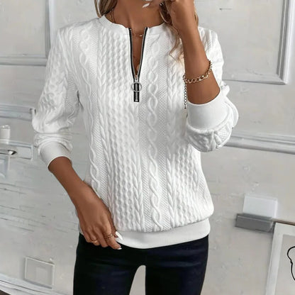 Comfy Relaxed Fit Women's Knit Sweater