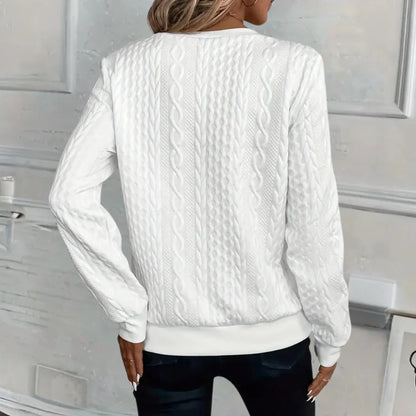 Comfy Relaxed Fit Women's Knit Sweater