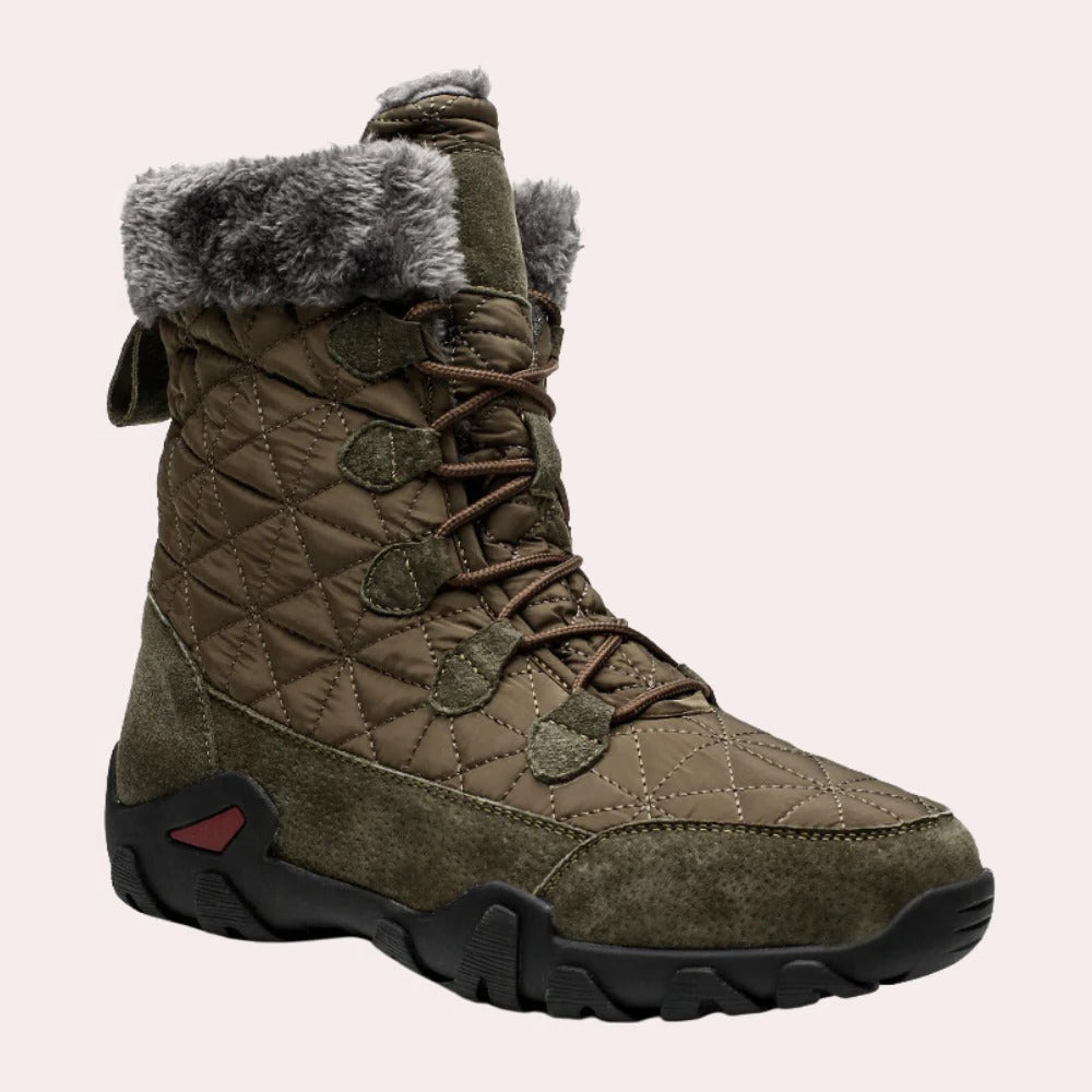 Insulated Men's Snow Boots, Warm and Cozy