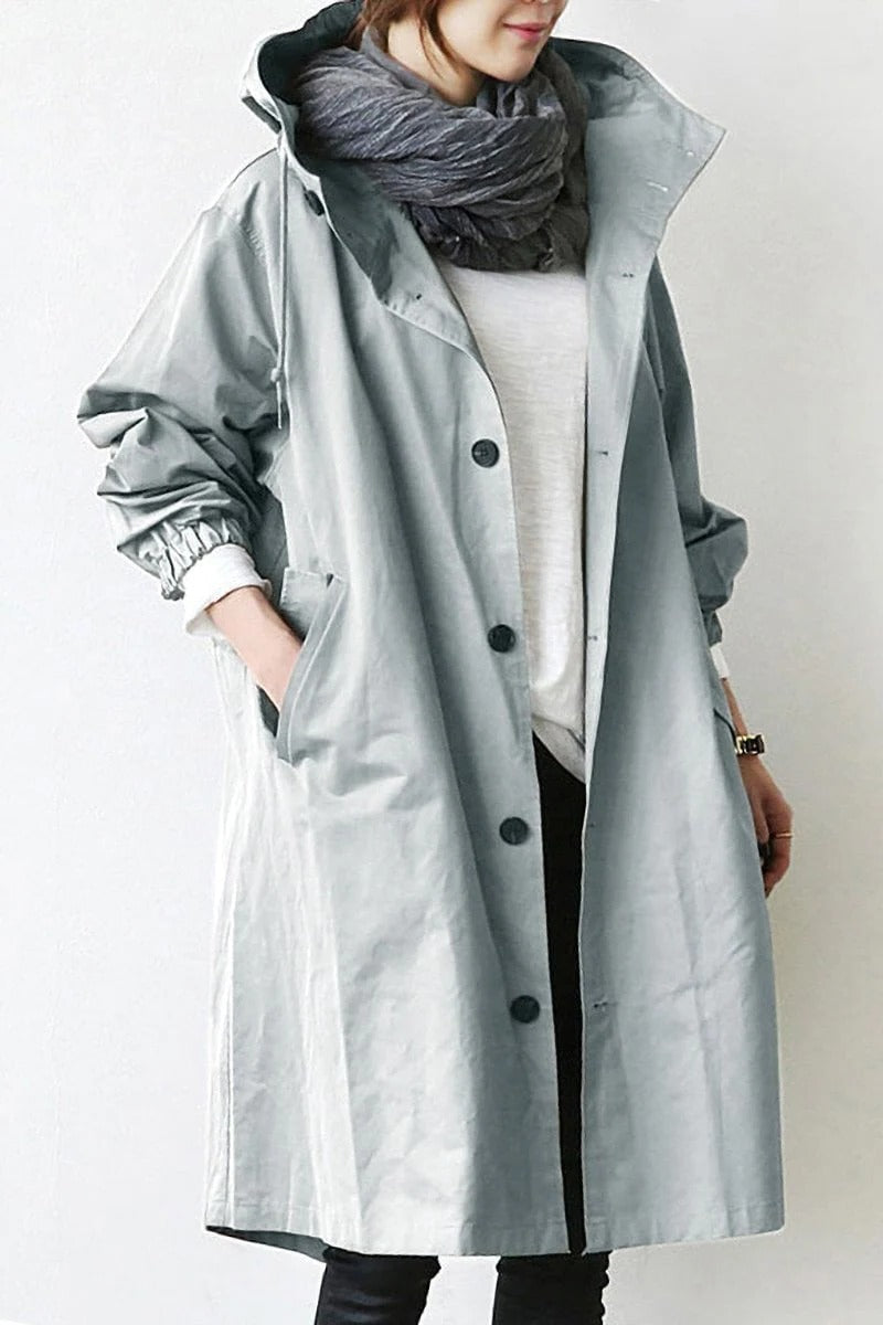 Waterproof Hooded Raincoat - Pexav