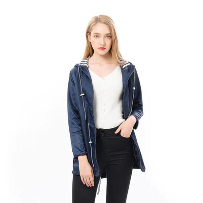 Classic Waterproof Trench Coat for Women