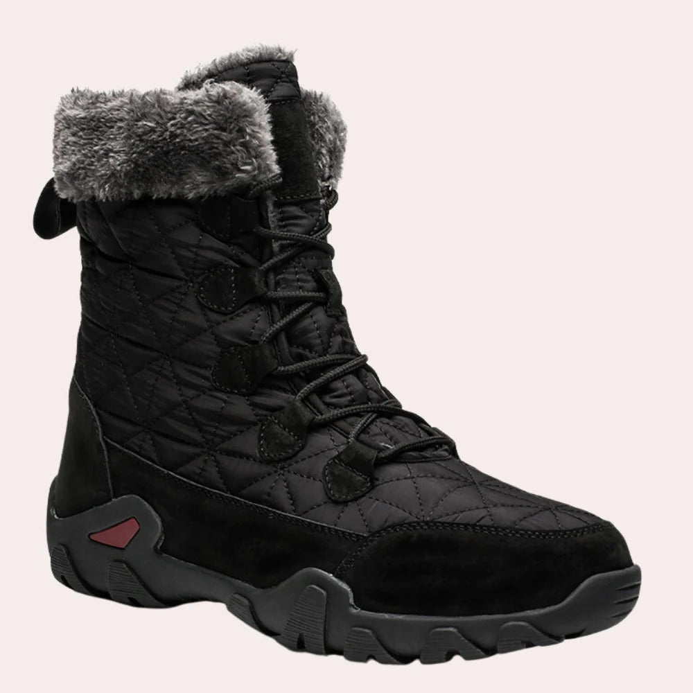 Insulated Men's Snow Boots, Warm and Cozy