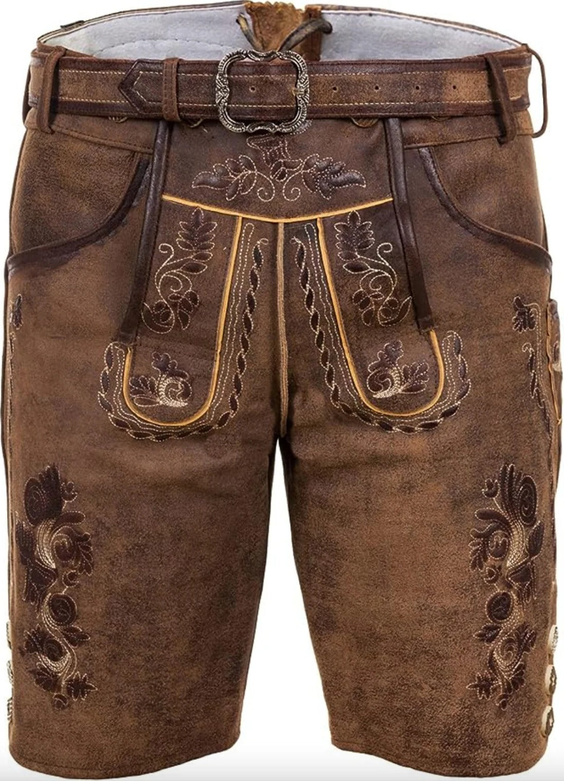 Authentic Real Leather Mens Pants - Pexav
