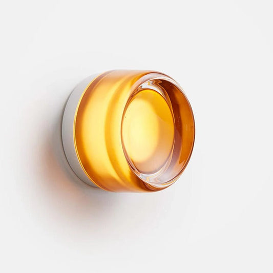 Chic Textured Glass LED Wall Light - Pexav