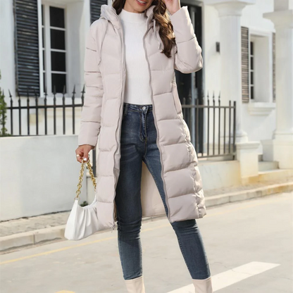 Warm Womens Down Parka Coat - Pexav