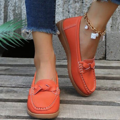 Comfortable Leather Slip On Casual Loafers Shoes