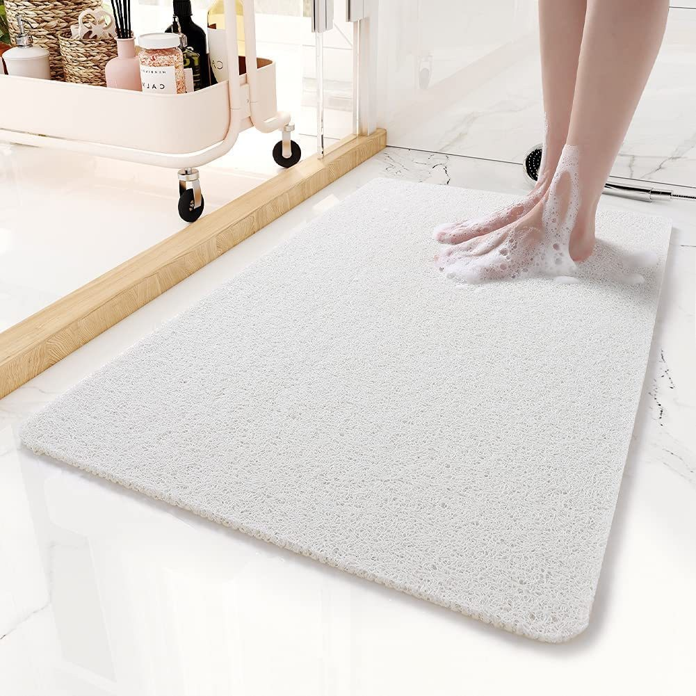 Soft Grip Bathroom Shower Mat with Fast Drainage Support