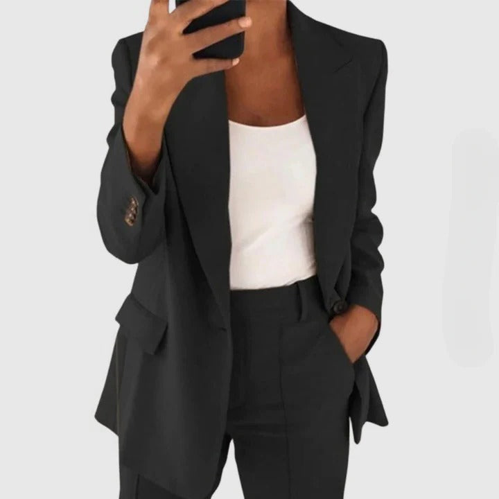 Elegant Fashionable Women's Blazer Set - Pexav
