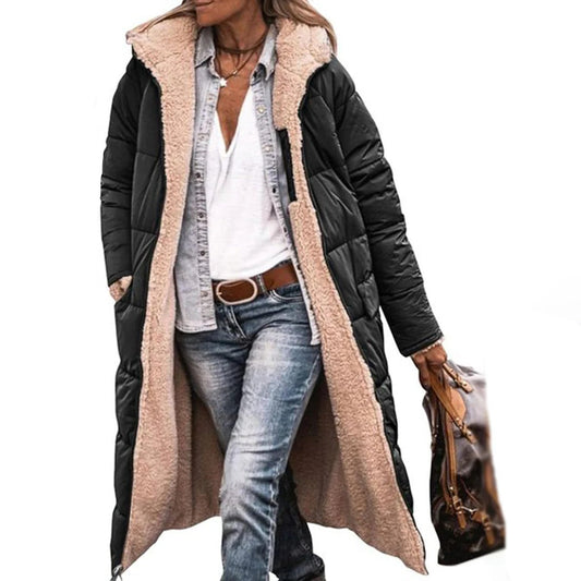 Warm Waterproof Parka Coat For Ladies - Pexav