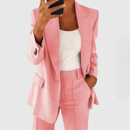 Elegant Fashionable Women's Blazer Set