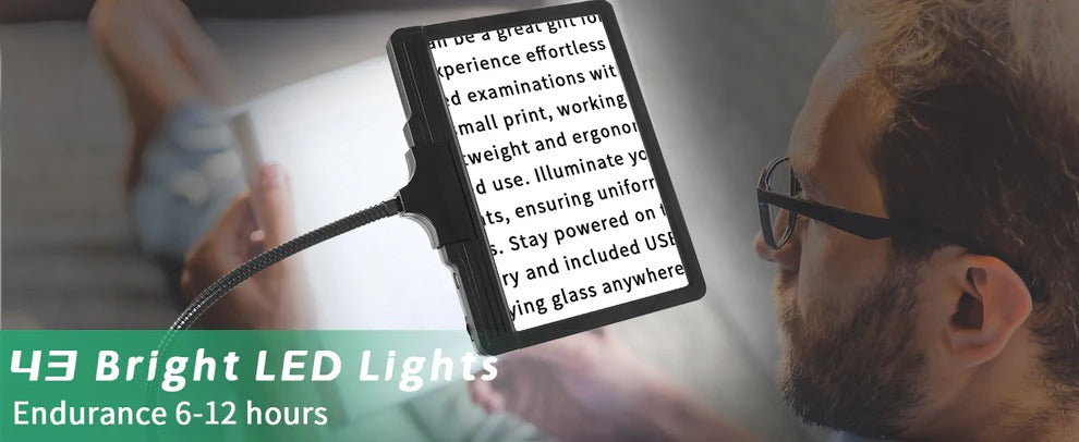 Bright LED Illuminated Magnifying Glass
