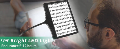 Bright LED Illuminated Magnifying Glass