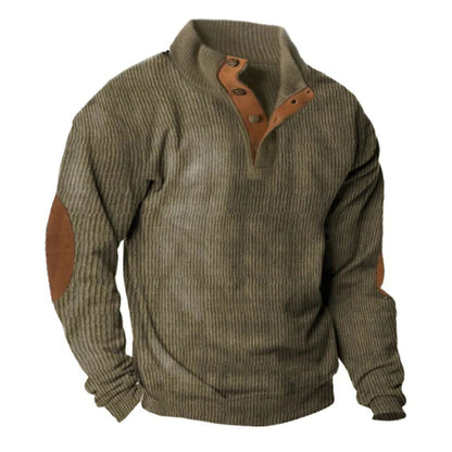 Classic Crew Neck Men's Sweater - Pexav
