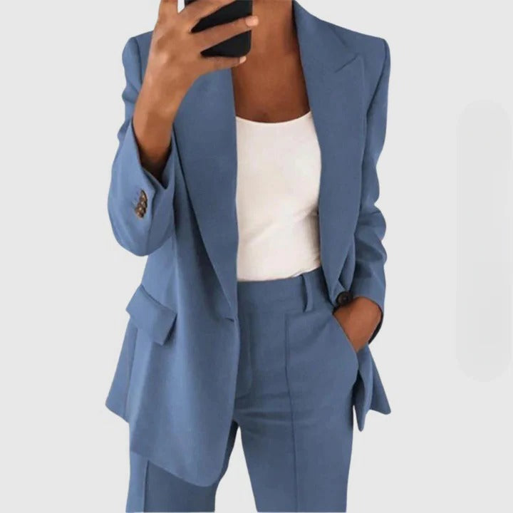 Elegant Fashionable Women's Blazer Set