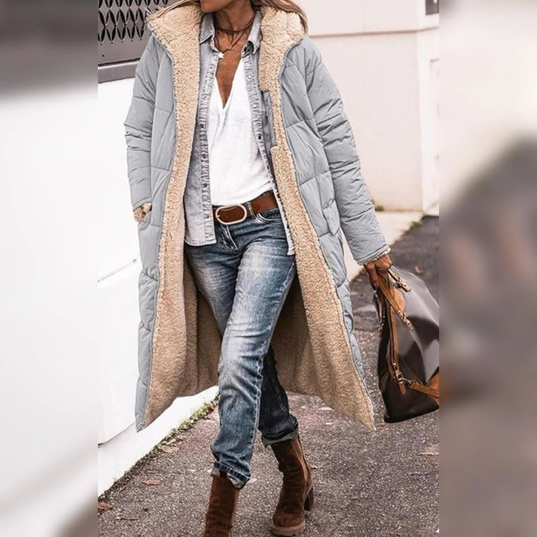 Warm Waterproof Parka Coat For Ladies