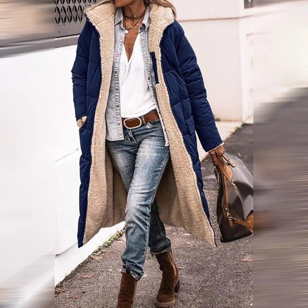 Warm Waterproof Parka Coat For Ladies