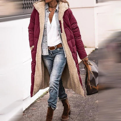 Warm Waterproof Parka Coat For Ladies