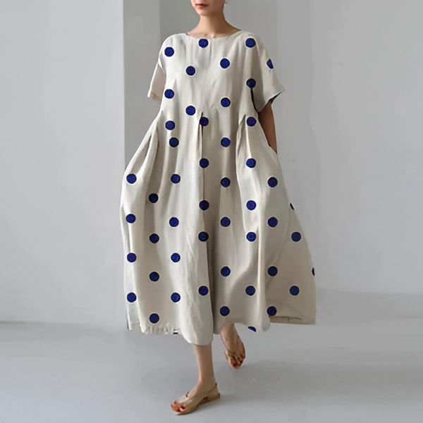 Stylish Floral Print Summer Dress