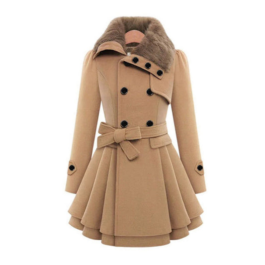 Thermal Insulated Ladies Winter Parka Coat - Pexav