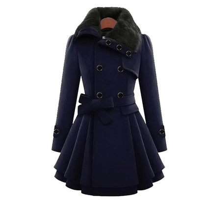 Thermal Insulated Ladies Winter Parka Coat